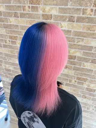 カラー 有村 実佑のヘアスタイル