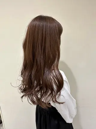 ロング 松下仁美 /ボブ顔周りレイヤーのヘアスタイル
