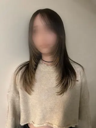 セミロング 長谷部 颯のヘアスタイル