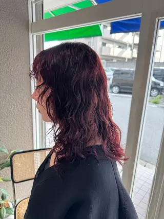 ミディアム パーマ 月200人を担当 💇‍♀️栗林のヘアスタイル