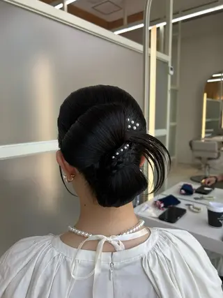ヘアアレンジ ヘアアレンジ /カラー和田茉日琉のヘアスタイル