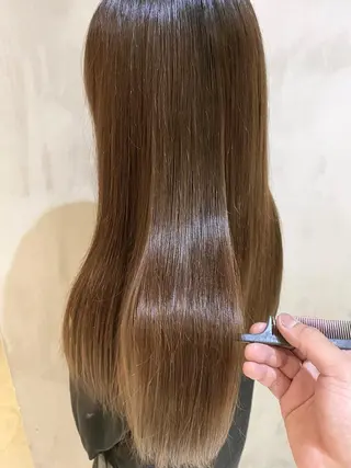 ロング カラー ヘアアレンジ ネイル マツエク・マツパ 夜23時まで予約🉑 reverieあきらのヘアスタイル