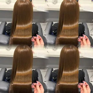 ロング カラー 🦋REISA🦋 エクステ×ハイトーンのヘアスタイル