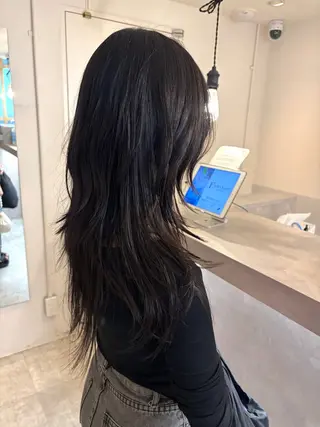 ロング ☁️ハイトーン¦ ウルフ¦Shioriのヘアスタイル