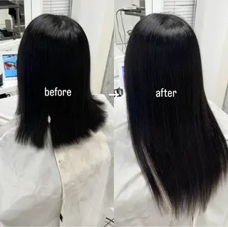 ロング りおな/髪質改善/ カラー /平尾のヘアスタイル