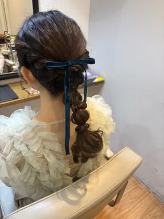 ヘアアレンジ 韓国ヘアー🇰🇷 MIWAのヘアスタイル