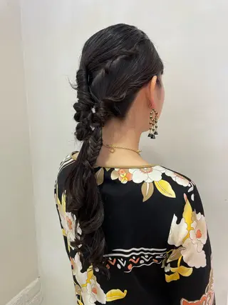ヘアアレンジ apish パーマ/夏琳🌻のヘアスタイル