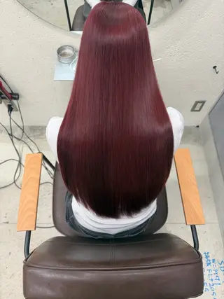 ロング カラー 高島 凜のヘアスタイル