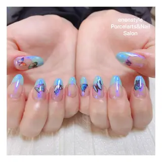 ミディアム ネイル 🐾enen style 🐾のネイルデザイン