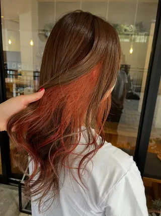 ロング 田中 結月のヘアスタイル