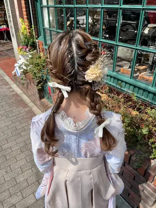 ヘアアレンジ ヘアセットサロン ココのヘアスタイル