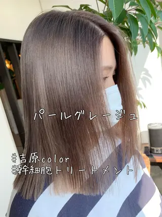 セミロング yoshihara yuukiのヘアスタイル