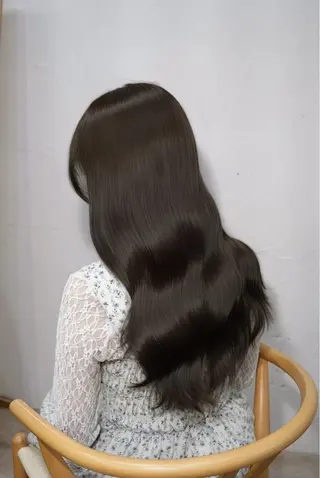 ロング カラー ブリーチなし透明感 カラー/チサト🌿のヘアスタイル