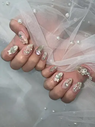 ネイル Mermaid Nail♡Akariのネイルデザイン