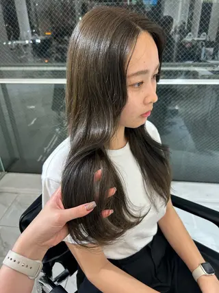 ロング カラー haruka /韓国レイヤーのヘアスタイル