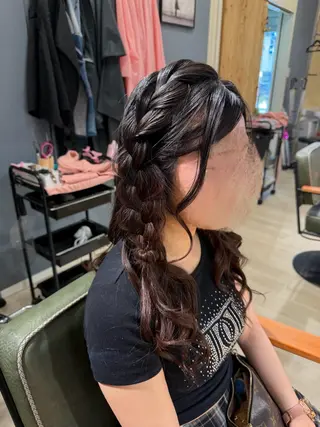 ヘアアレンジ 心愛🐈⬛🩶 studio qのヘアスタイル