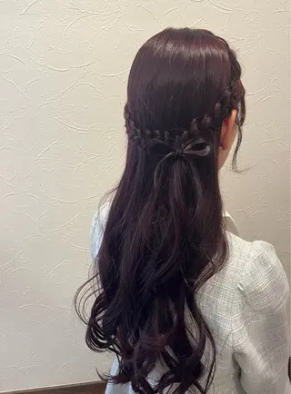 ロング 西田辺/ブリーチ/ SASARAのヘアスタイル