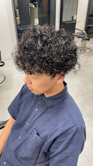 パーマ メンズ fifth 武正 琉生のヘアスタイル