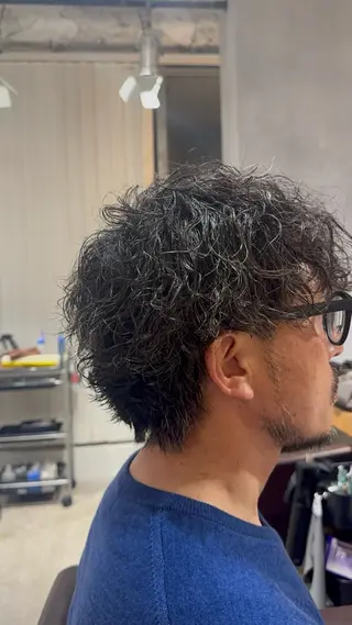ショート パーマ メンズ EIGHT たまプラーザ三浦直輝のヘアスタイル