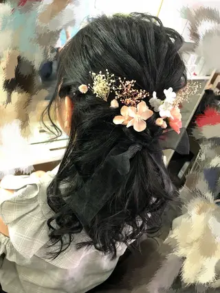 ヘアアレンジ ‎✴︎˚｡Chamo 𝐄𝐑𝐈𝐍𝐀のマツエク・マツパデザイン
