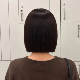 ミディアム カラー mei ボブ ショートボブ特化🤎のヘアスタイル