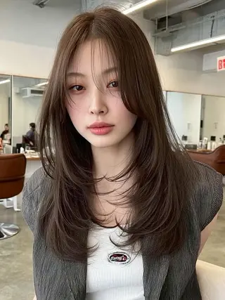 セミロング KANA/天王寺 🎀🫧のヘアスタイル
