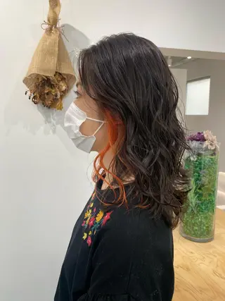 セミロング hair salonのヘアスタイル