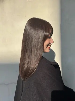 セミロング カラー 🌙Ash中目黒 坪内沙月🌙のヘアスタイル