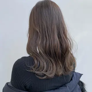 セミロング カラー マンツーマン×半個室 まちだきょうすけのヘアスタイル