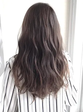 ロング カラー 髪質改善縮毛矯正 美容師✂️山崎竜二のヘアスタイル