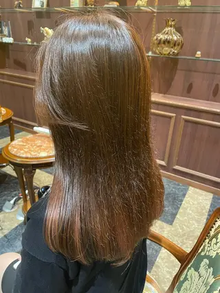 ロング 田中 沙織のヘアスタイル