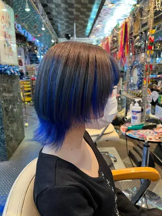 ミディアム カラー KOYA コヤのヘアスタイル