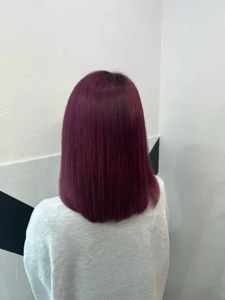 ミディアム カラー 吉野 瑳桜のヘアスタイル