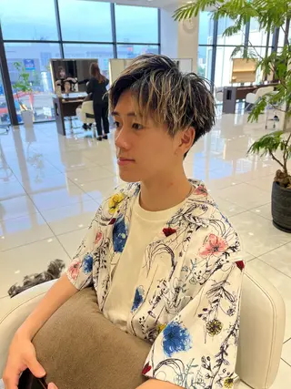 メンズ 【スタイリスト】千葉 悠‪✂︎‬のヘアスタイル