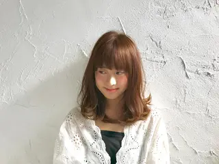 ミディアム @grace *HOSHIのヘアスタイル