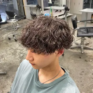 ショート パーマ メンズ メンズ特化美容師/ 藤戸 椋のヘアスタイル