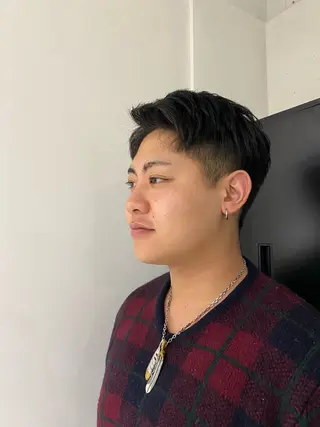 メンズ メンズカット attraitななかのヘアスタイル