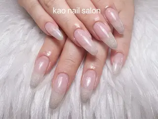 ネイル kao nail マグネット/長さだしのネイルデザイン