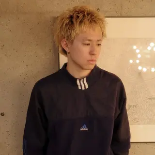 ショート カラー メンズ 永井駿祐【平尾 薬院】メンズカットのヘアスタイル