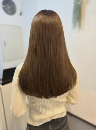 カラー Sherry/R 三川町　木村祐里奈のヘアスタイル