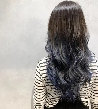 ロング カラー 森田 尚貴のヘアスタイル