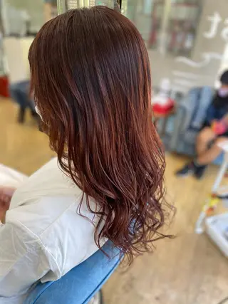 ロング カラー ヘアアレンジ 松井 敬太郎のヘアスタイル