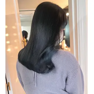 セミロング カラー miyu /トレンド カラー×艶髪のヘアスタイル