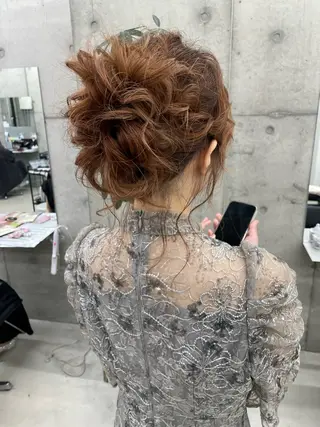 ロング 手島 カミラのヘアスタイル