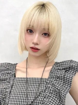 ミディアム 🦋盛れるレイヤー/ ベージュ/Ryugaのヘアスタイル