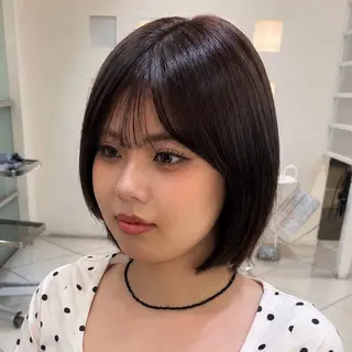 セミロング カラー 似合わせカラー/艶髪 /垢抜け／銀座/カナのヘアスタイル