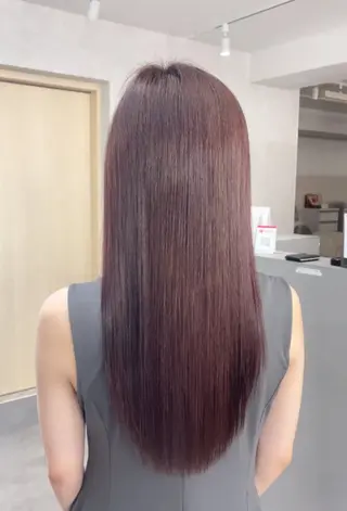 ロング 蓮 華のヘアスタイル