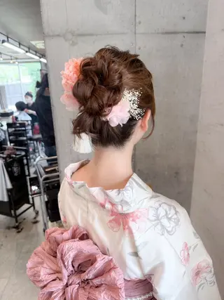 ヘアアレンジ はやしほのか| マンツーマン美容師のヘアスタイル