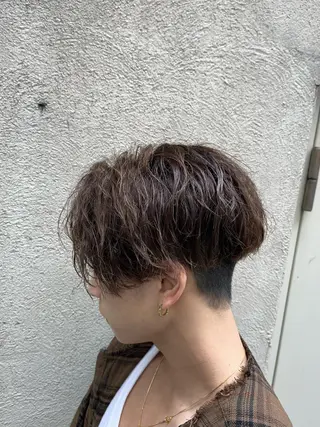 ミディアム パーマ メンズ 🏆メンズヘア特化 🥇代表りんぺーのヘアスタイル