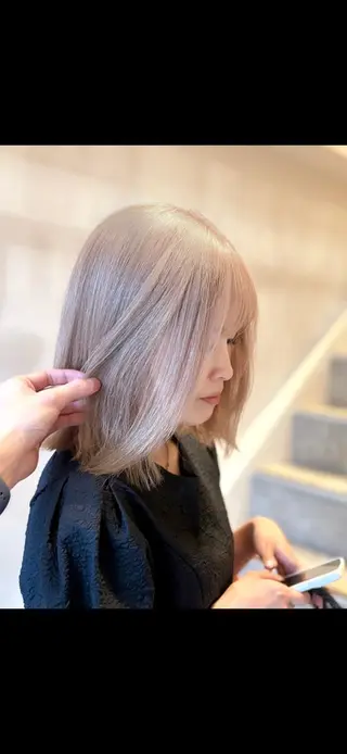 ショート ✨透明感カラー🫧 れんのヘアスタイル